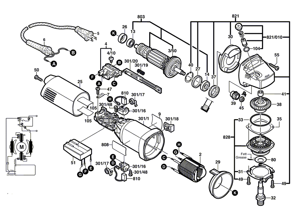 Buy Bosch 1706AE(0601706739) Mini Replacement Tool Parts Bosch