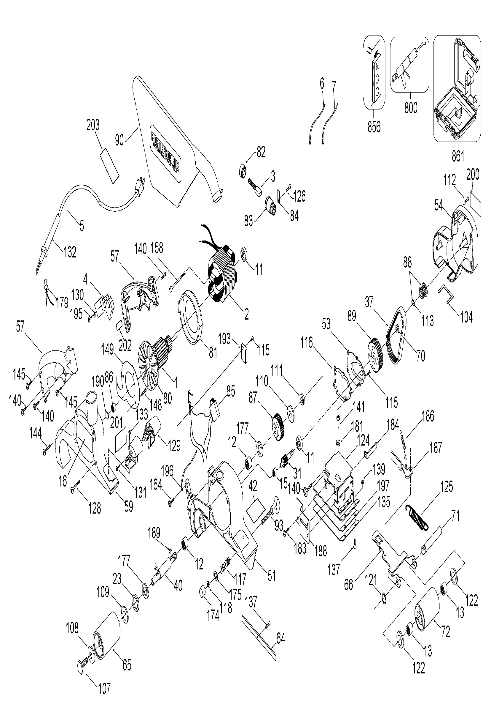 Buy Porter Cable 352VS Type6 3 Inch x 21 Inch Variable Speed Belt