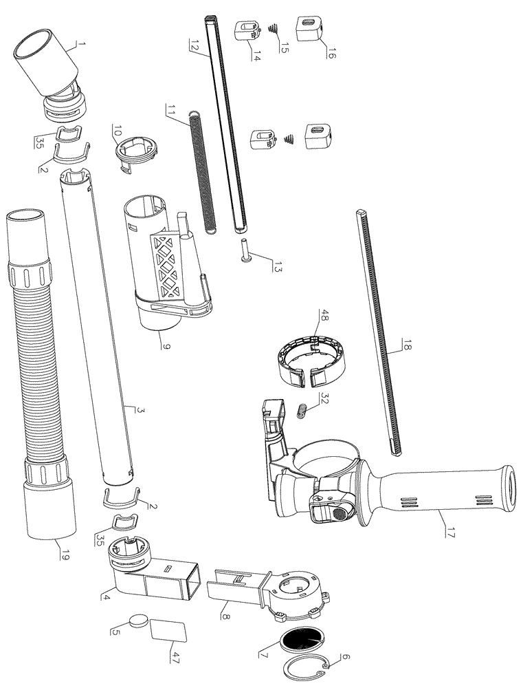 Buy DeWalt D25301D Dust Extractor Telescope with Hose for SDSs