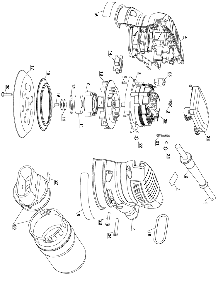 Buy DeWalt D26456 5 Inch Low Profile Palm Grip Random Orbit Replacement
