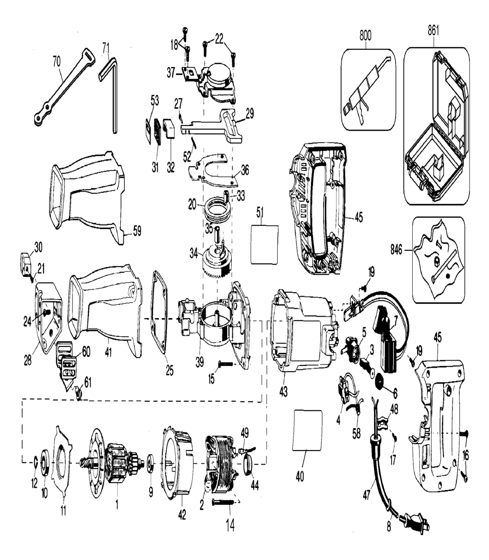 Buy Dewalt DW304K Type2 Replacement Tool Parts Dewalt DW304K Type2