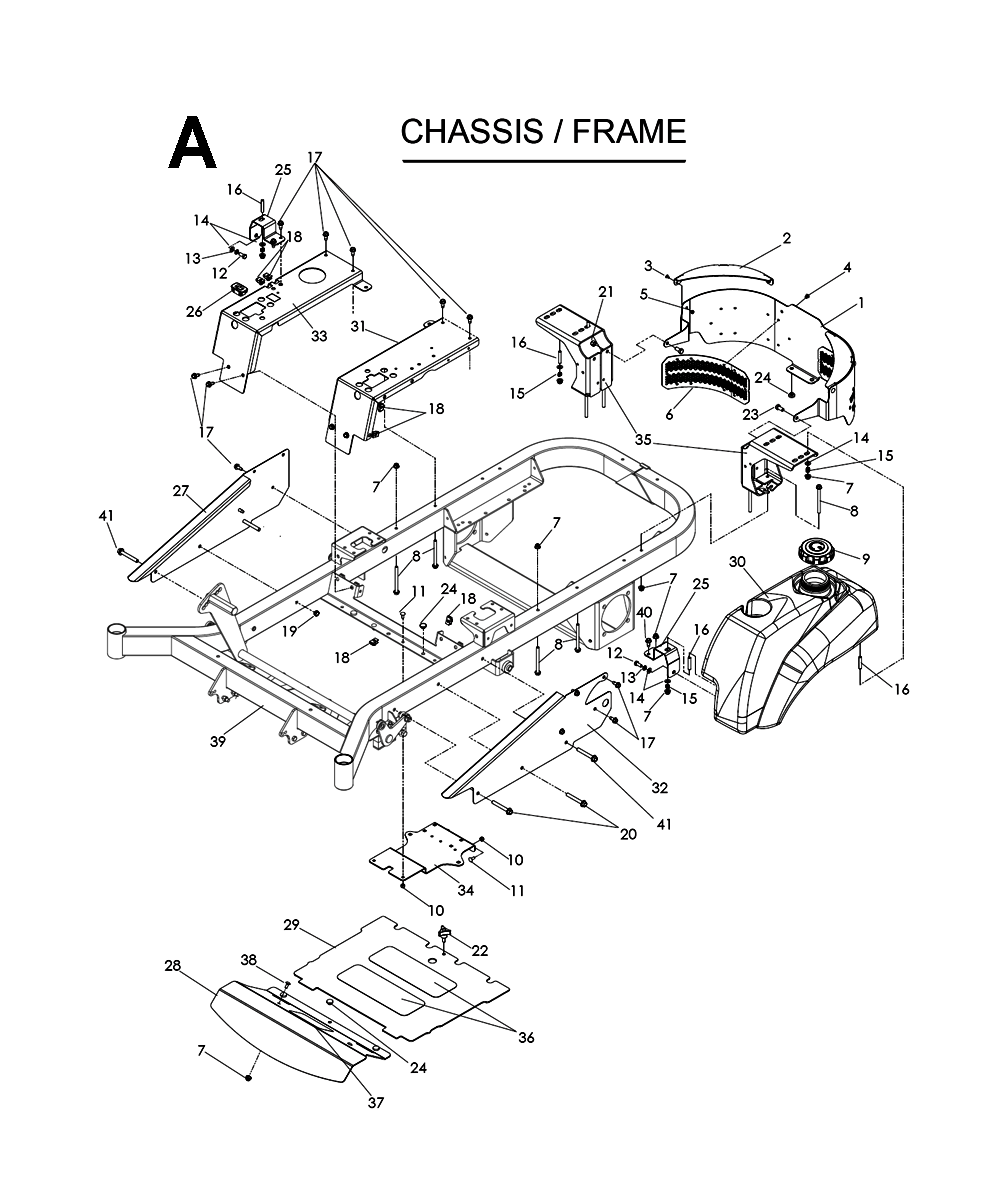 Buy Husqvarna MZ5225-(968999717) Replacement Tool Parts | Husqvarna