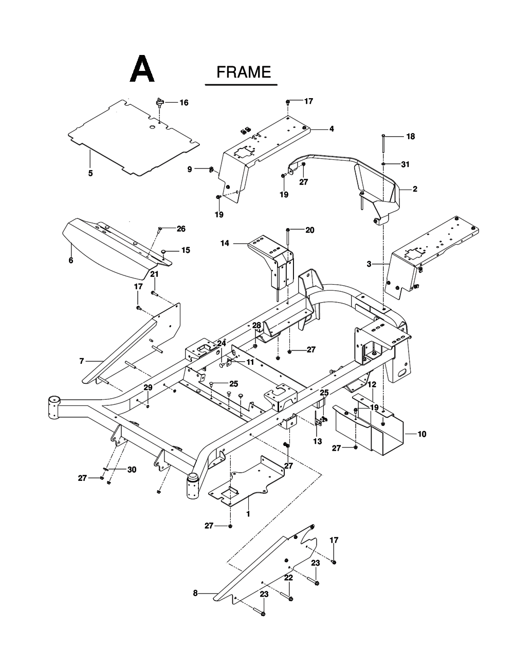 Buy Husqvarna MZ52LE(96727740400) Replacement Tool Parts Husqvarna MZ52LE(96727740400) Other