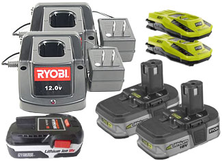 Ryobi  Battery and Charger Parts