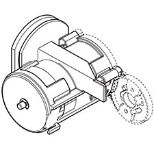 Makita 126253-4 Gear Assembly