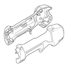 Makita 188832-6 Lever Case Set Replacement Part