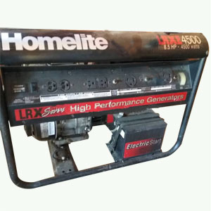 Homelite Generator Parts Homelite LRXE4500-(UT-03821) Parts