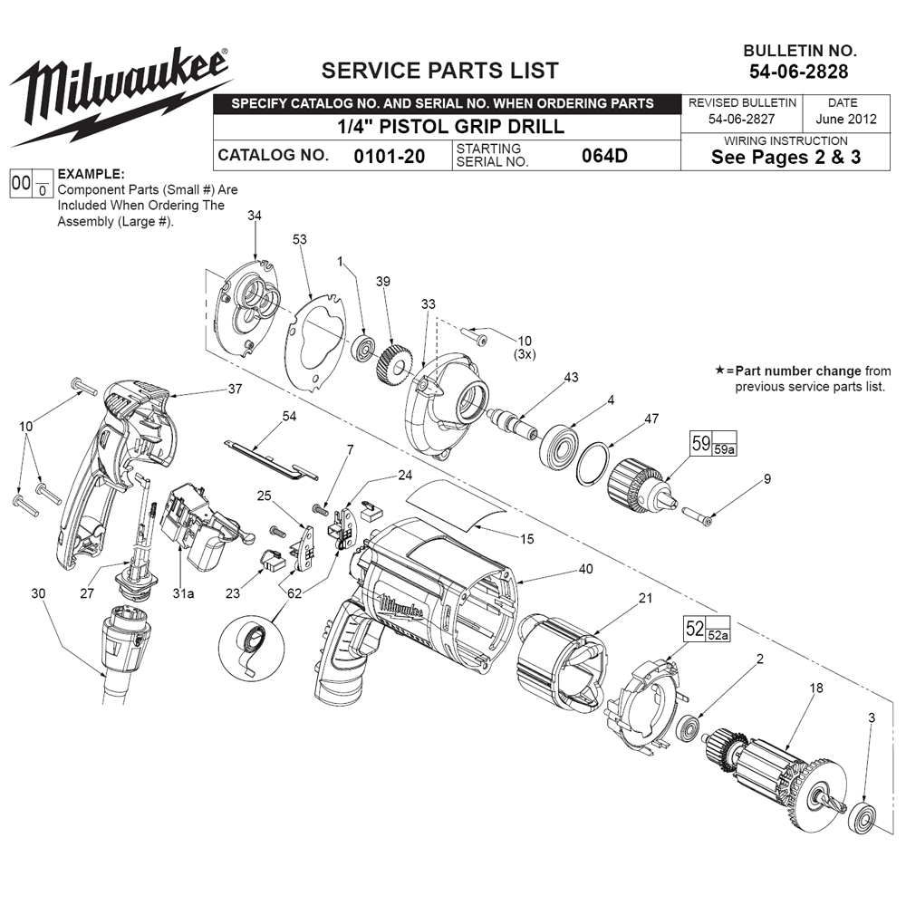 Buy Milwaukee 010120(064D) 1/4" 02500 RPM with QUIKLOK Cord