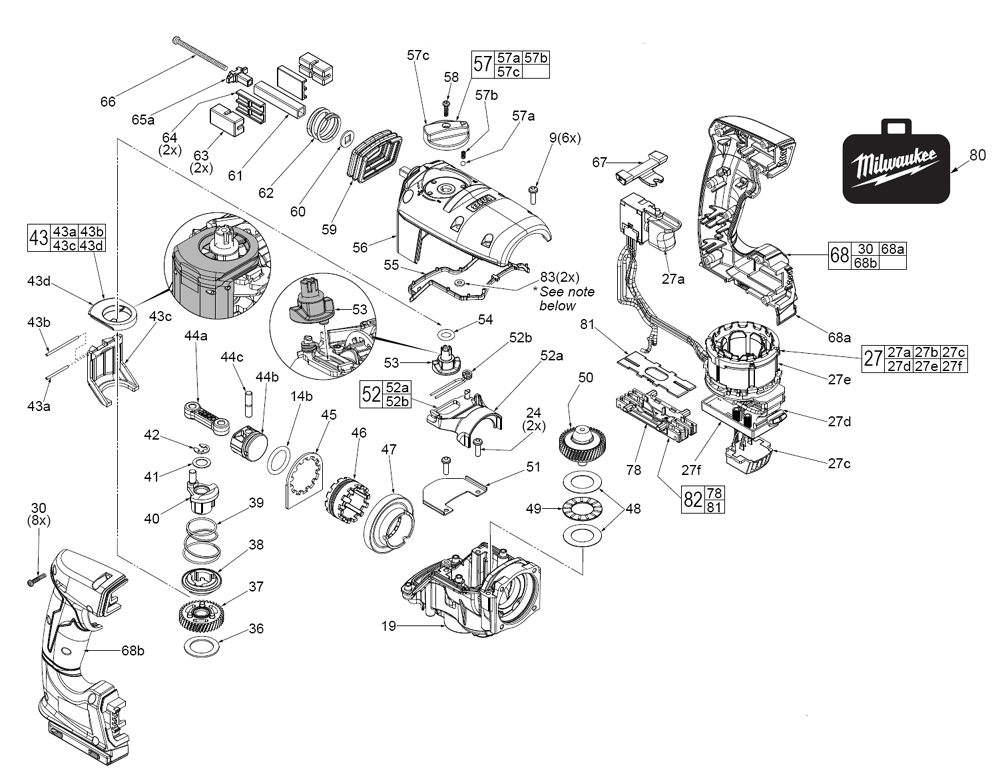 Buy Milwaukee 075722(G12A) M28 FUEL™ 11/8" SDS PLUS ROTARY HAMMER