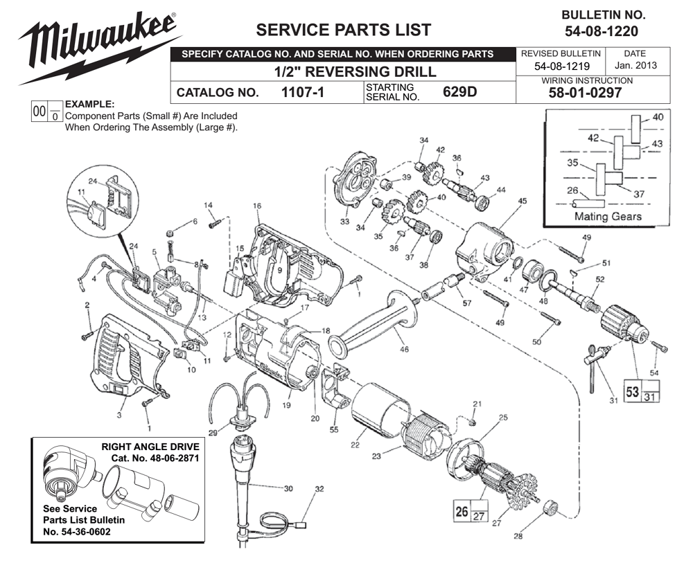 Buy Milwaukee 1107-1-(629D) 1/2