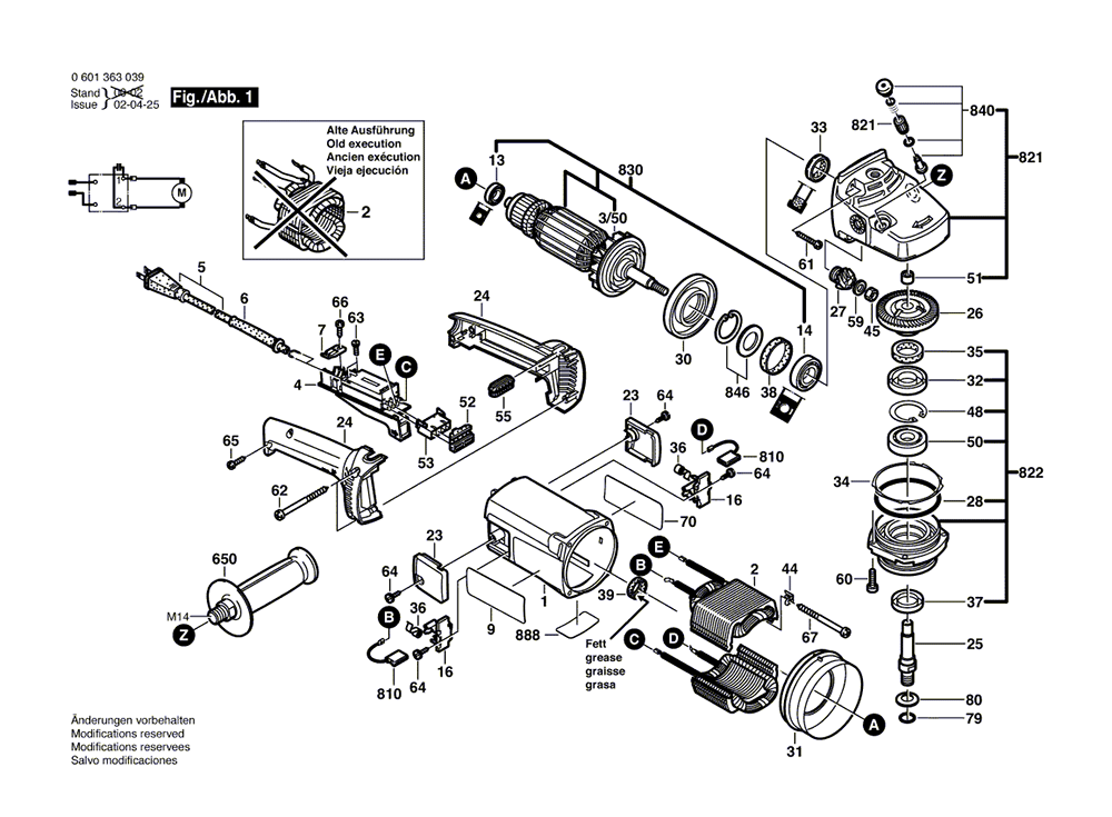 Buy Bosch 1363 (0601363039) Angle Replacement Tool Parts | Bosch 1363