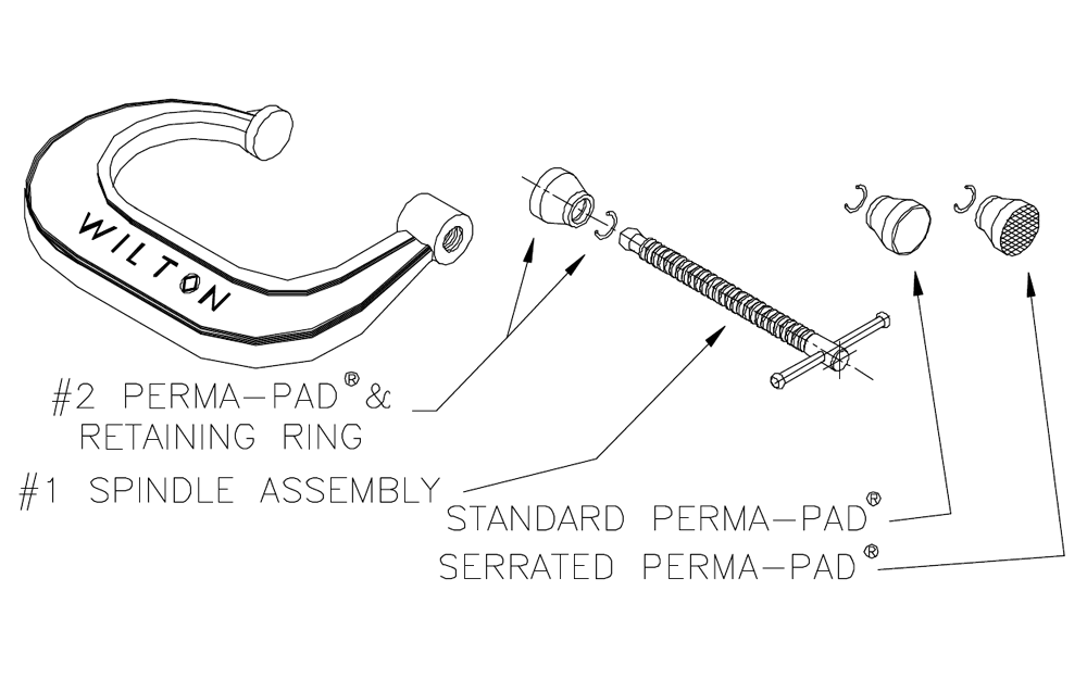 Buy Wilton 14400(4408) Replacement Tool Parts Wilton 14400(4408) Diagram