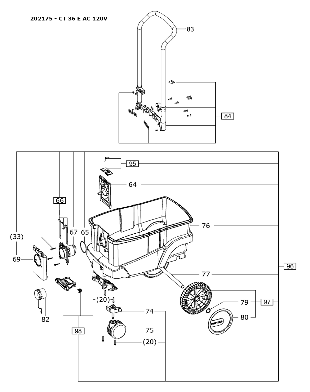 Buy Festool 202175(CT36EAC120V) Dust Extractors Replacement Tool