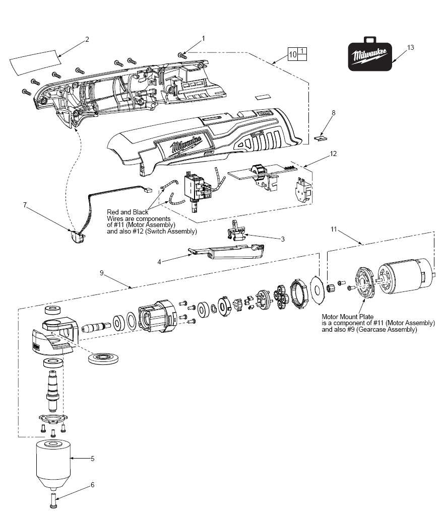 m12 multi tool parts