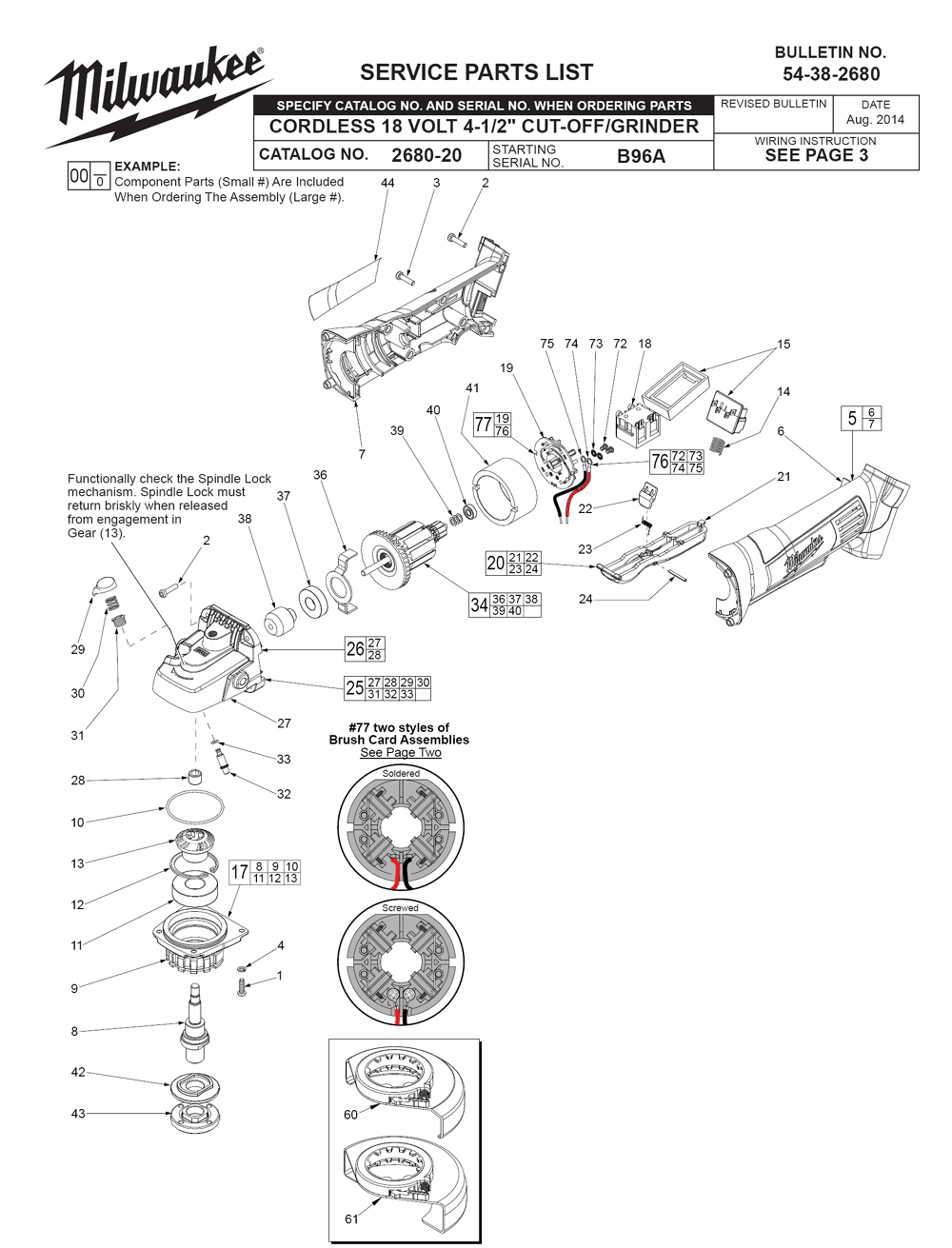 Milwaukee Parts Diagrams