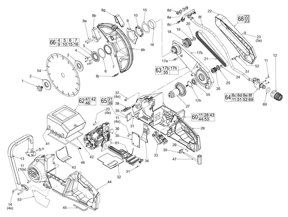 Buy Milwaukee 278620(K66A) M18 FUEL 9" CutOff Saw Replacement Tool