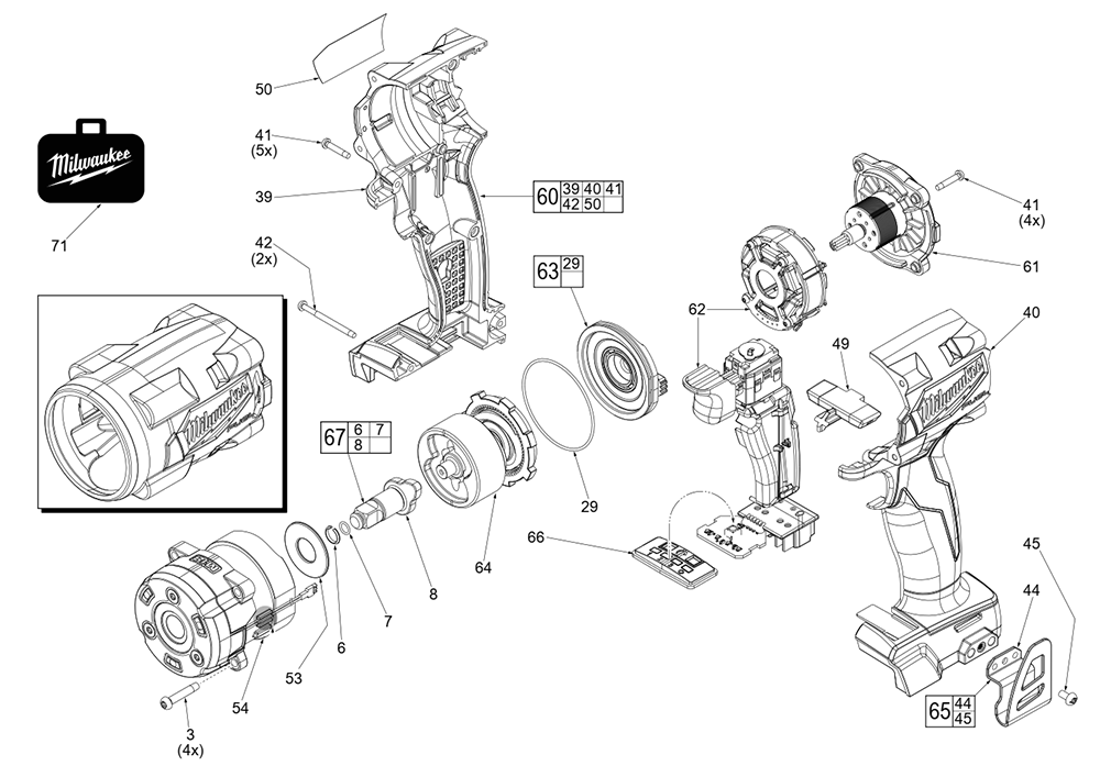 Buy Milwaukee 285420(L57A) M18 FUEL 3/8" Compact Impact Wrench w