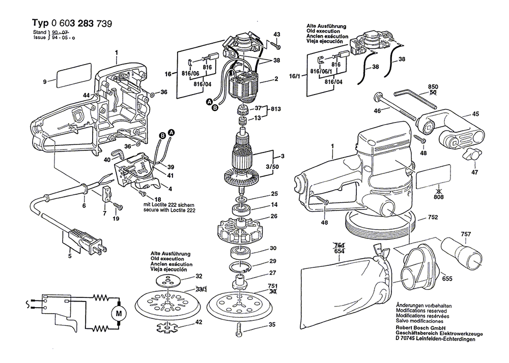 Buy Bosch 3283DVS (0603283739) Replacement Tool Parts Bosch 3283DVS
