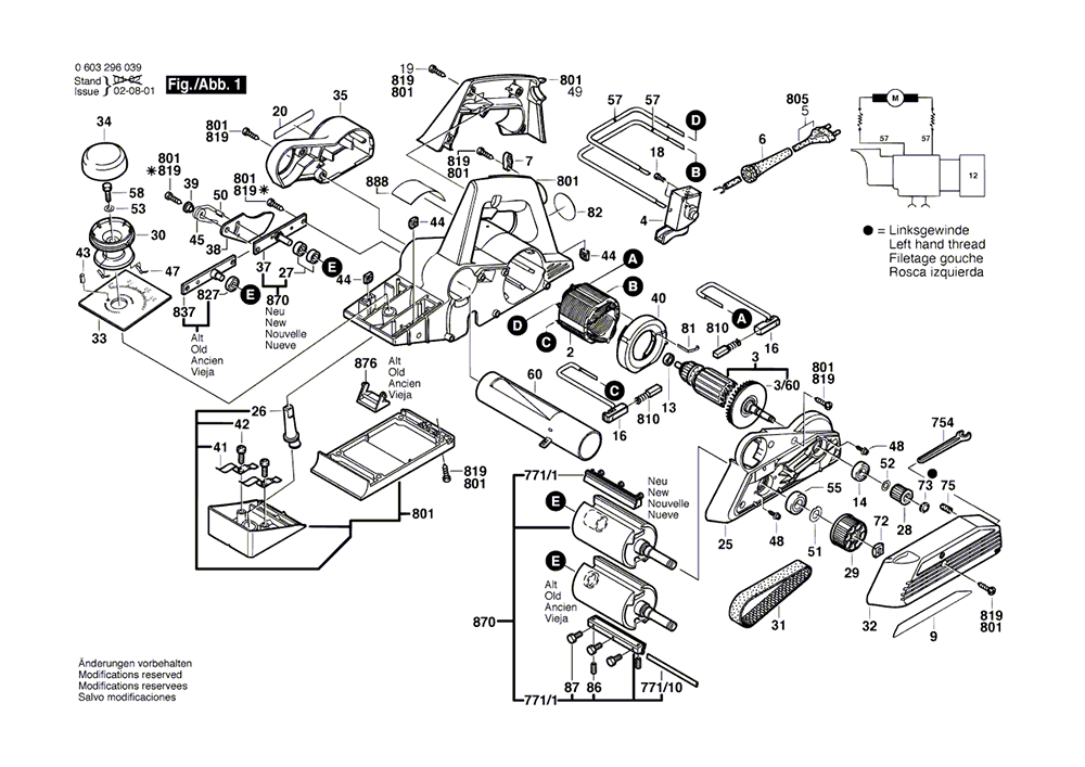 Buy Bosch 3296 (0603296039) Replacement Tool Parts | Bosch 3296