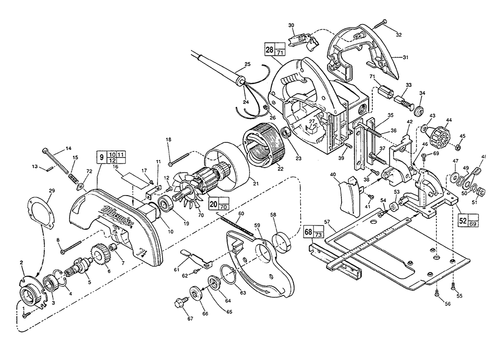 Buy Milwaukee 6365(546887048) Circular Saw Replacement Tool Parts
