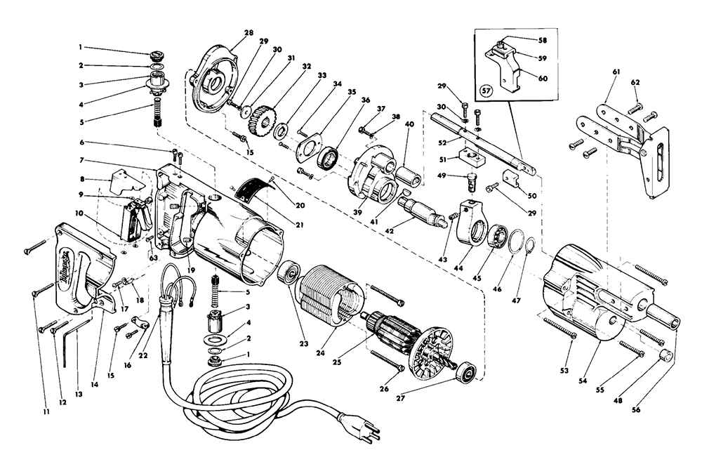 Buy Milwaukee 6500(73169844) SAWZALL Replacement Tool Parts