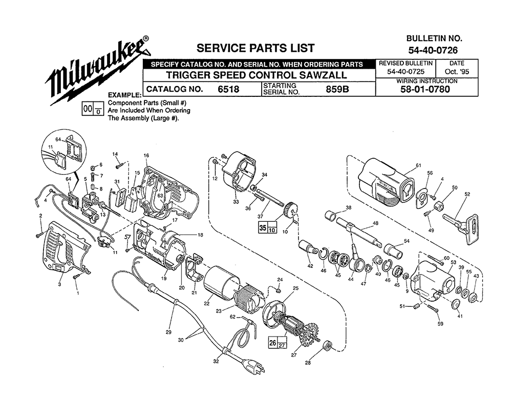 Buy Milwaukee 6518-(859B) Sawzall Plus Trigger Speed Control