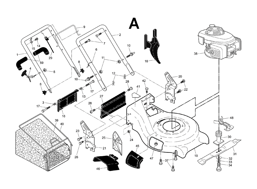 husqvarna 7021p parts diagram