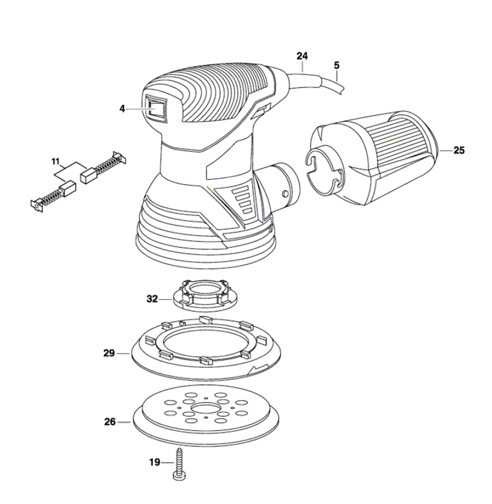 Buy Skil 7492(F012749200) Replacement Tool Parts Skil 7492(F012749200) Diagram