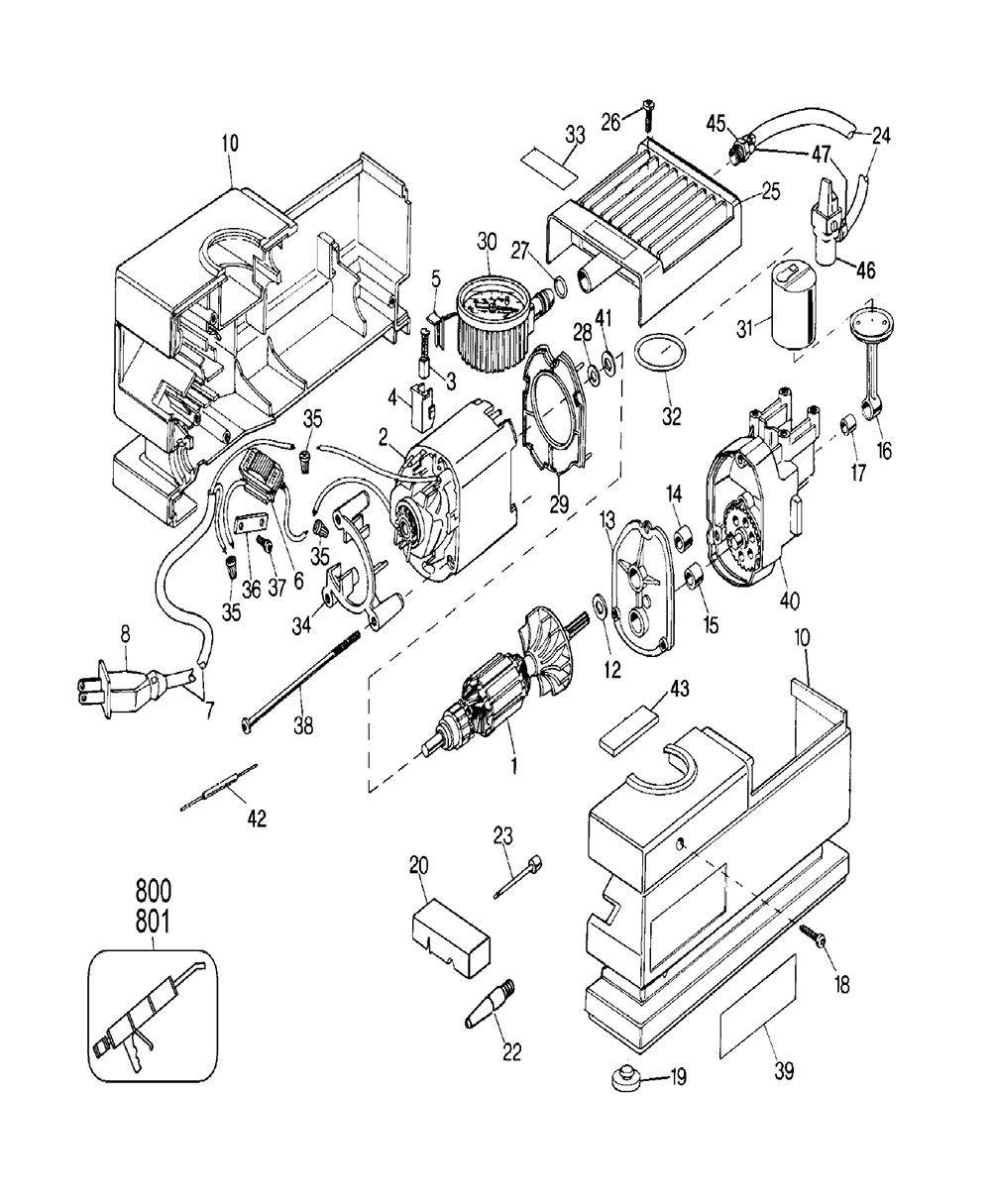 Black and Decker 7391 Parts List and Diagram - Type 4