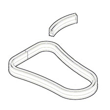 Bosch 1600A001MJ Sealing Profile