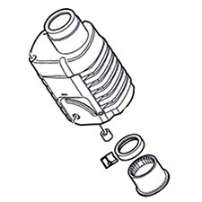 Bosch 1615806077 Gear Housing Assembly W/pos. 16,61,62,67