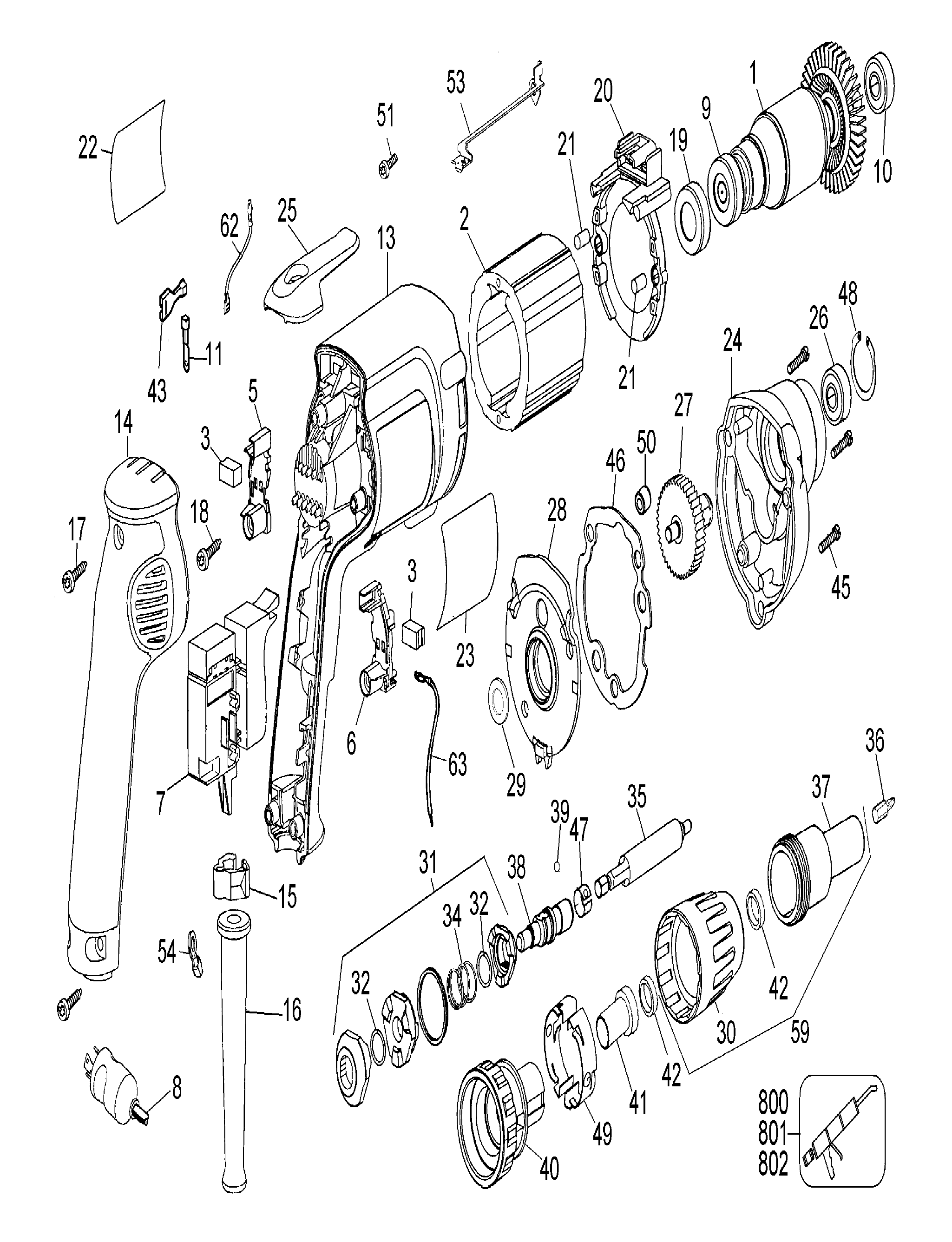 Buy Dewalt DW274W Type-2 Replacement Tool Parts | Dewalt DW274W Type-2