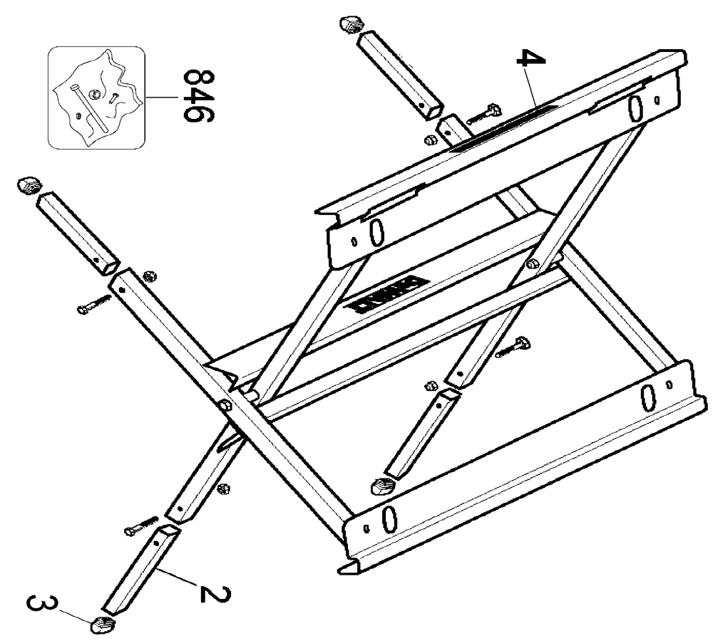 Buy Dewalt DW7450 Table Stand (for DW745) Replacement Tool Parts