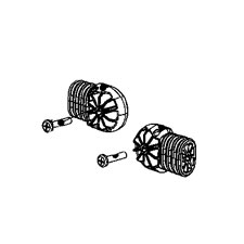 DeWalt 5140189-49 Shock Mount, Rear