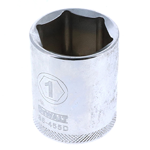 DeWalt 86-455D Socket, 1 Inch, 1/2 Drive, Standard
