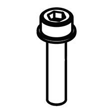 Duo-Fast 502499 Bolt W/fl.washr (dcf