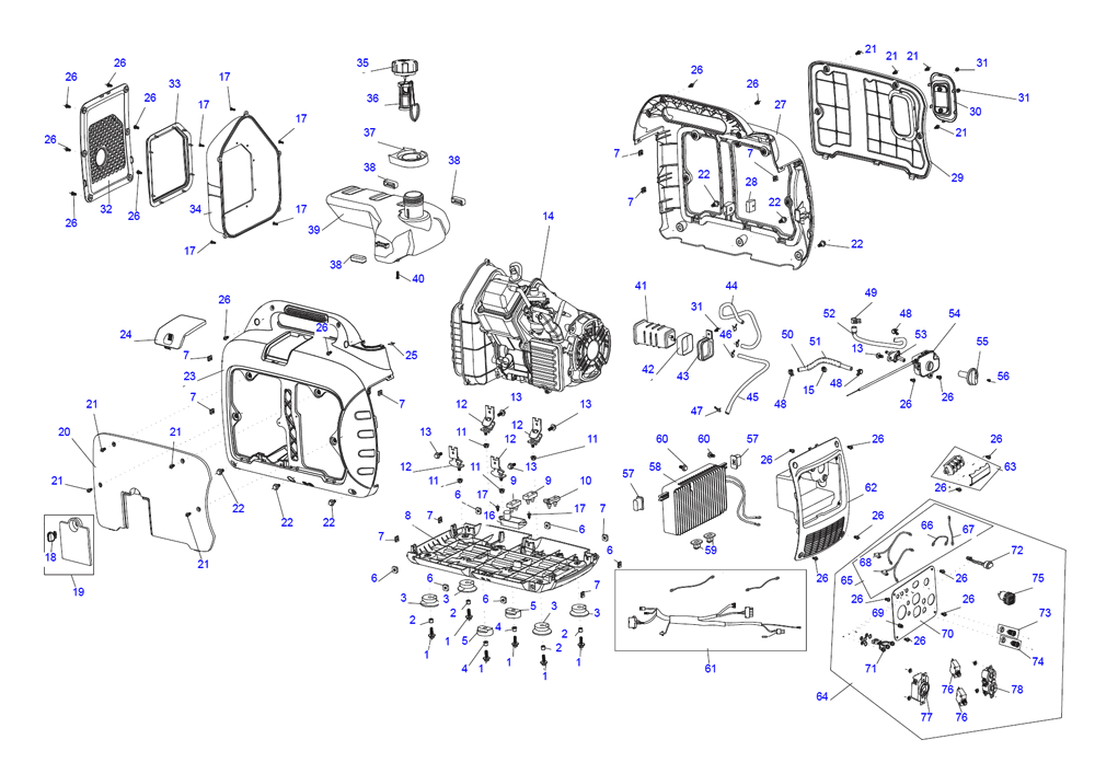 Buy Generac G0071290(GP3000I) INV GENERAC GP3000i Replacement Tool