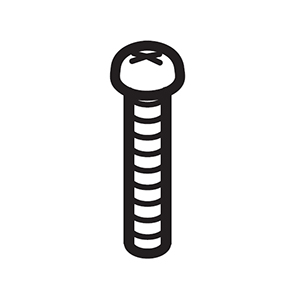 Hitachi 302316 Screw M5x25 M8 M8V (black)