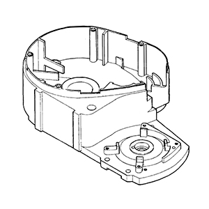 Hitachi 316184 Inner Cover Ass