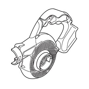 Hitachi 330077 Housing (l) RB18DSL