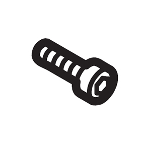 Hitachi 331184 Nylock Hex. Socket Hd. Bolt M3
