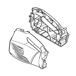 Hitachi 331403 Housing ( C ).( D ) Set R18DSL