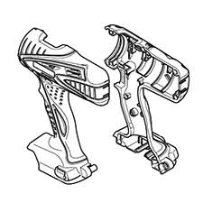 Hitachi 332820 Housing (a).(b) Set DS14DSFL