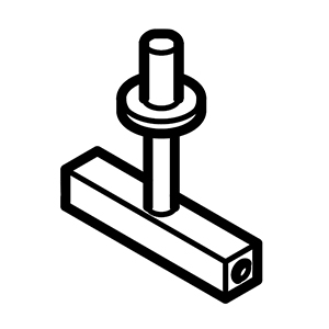 Hitachi 333-343 Push Pin
