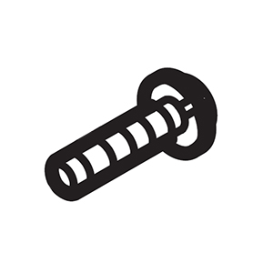 Hitachi 333163 Machine Screw (black) M4X16