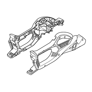 Hitachi 335-012 Housing (a).(b) Set