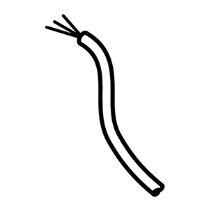 Hitachi 336-087 Internal Wire (red)