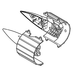 Hitachi 336-097 Motor Housing Set