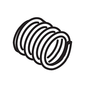 Hitachi 337198 Hammer Spring (a)