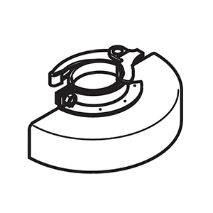 Hitachi 337229 Wheel Guard Assy (toolless)